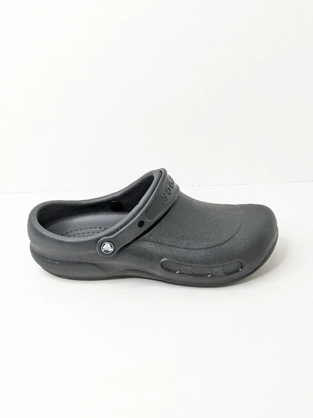 Crocs Bistro Slip Resistant Service Clogs Black Men's 10